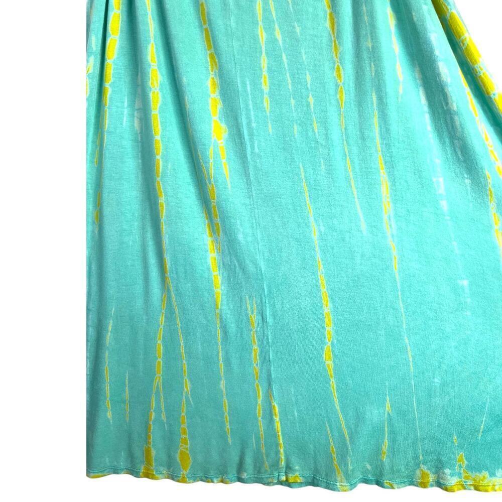 SOLUNA Swim Convertible Maxi Skirt Cover-Up in Seafoam Green Tie-Dye Women’s M/L - Picture 4 of 7